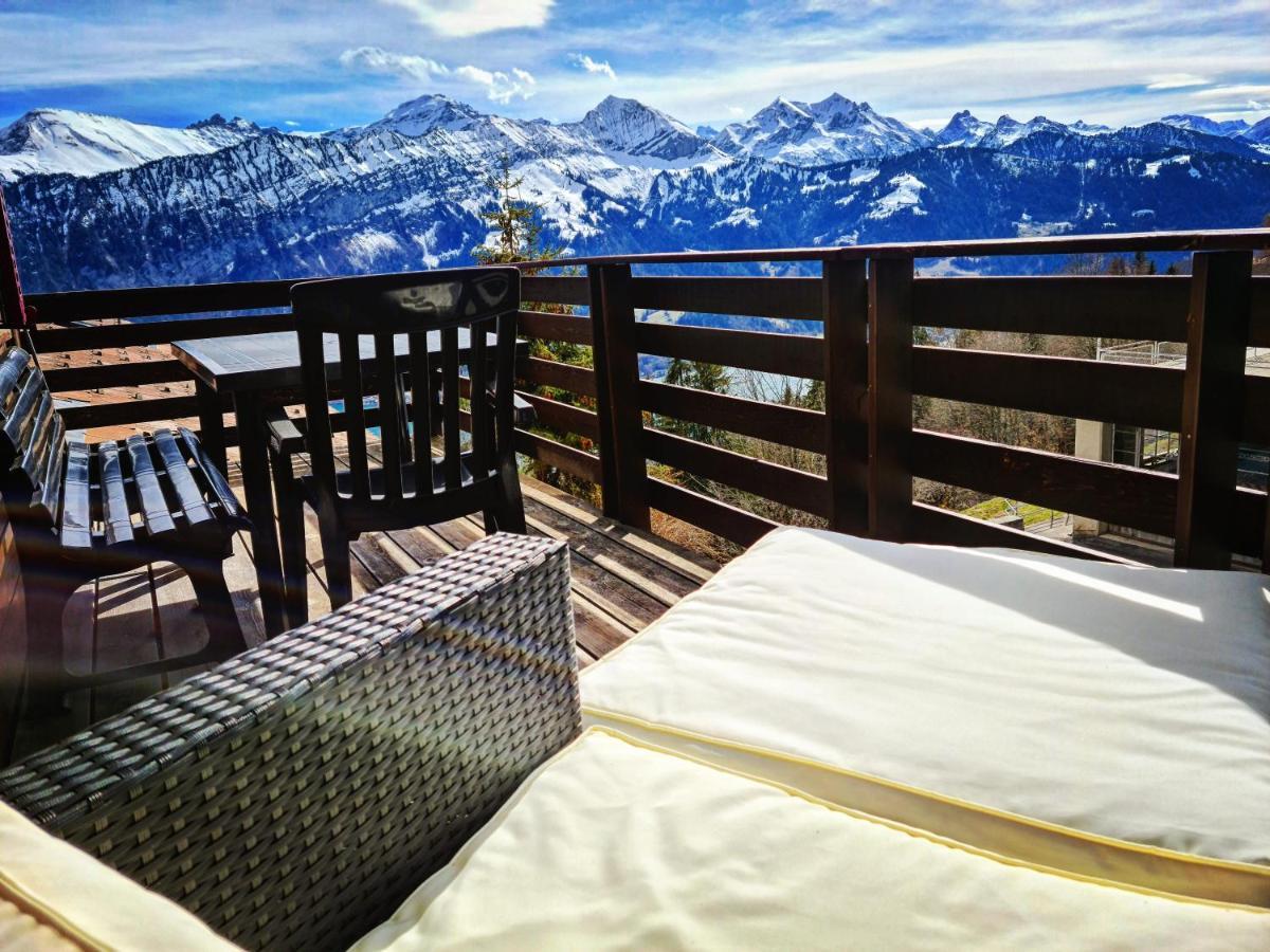 Chalet Lilo 4 Zimmer Big View Beatenberg Dış mekan fotoğraf
