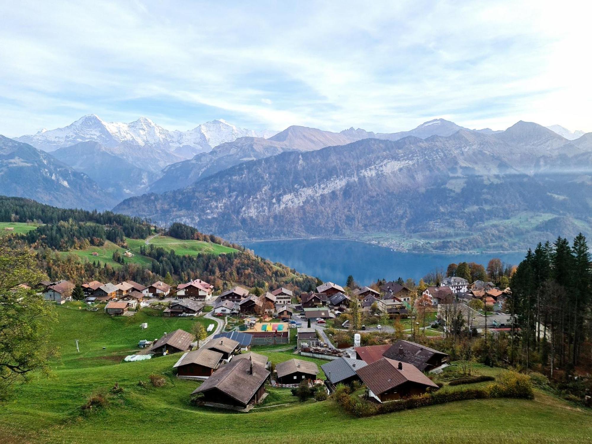 Chalet Lilo 4 Zimmer Big View Beatenberg Dış mekan fotoğraf