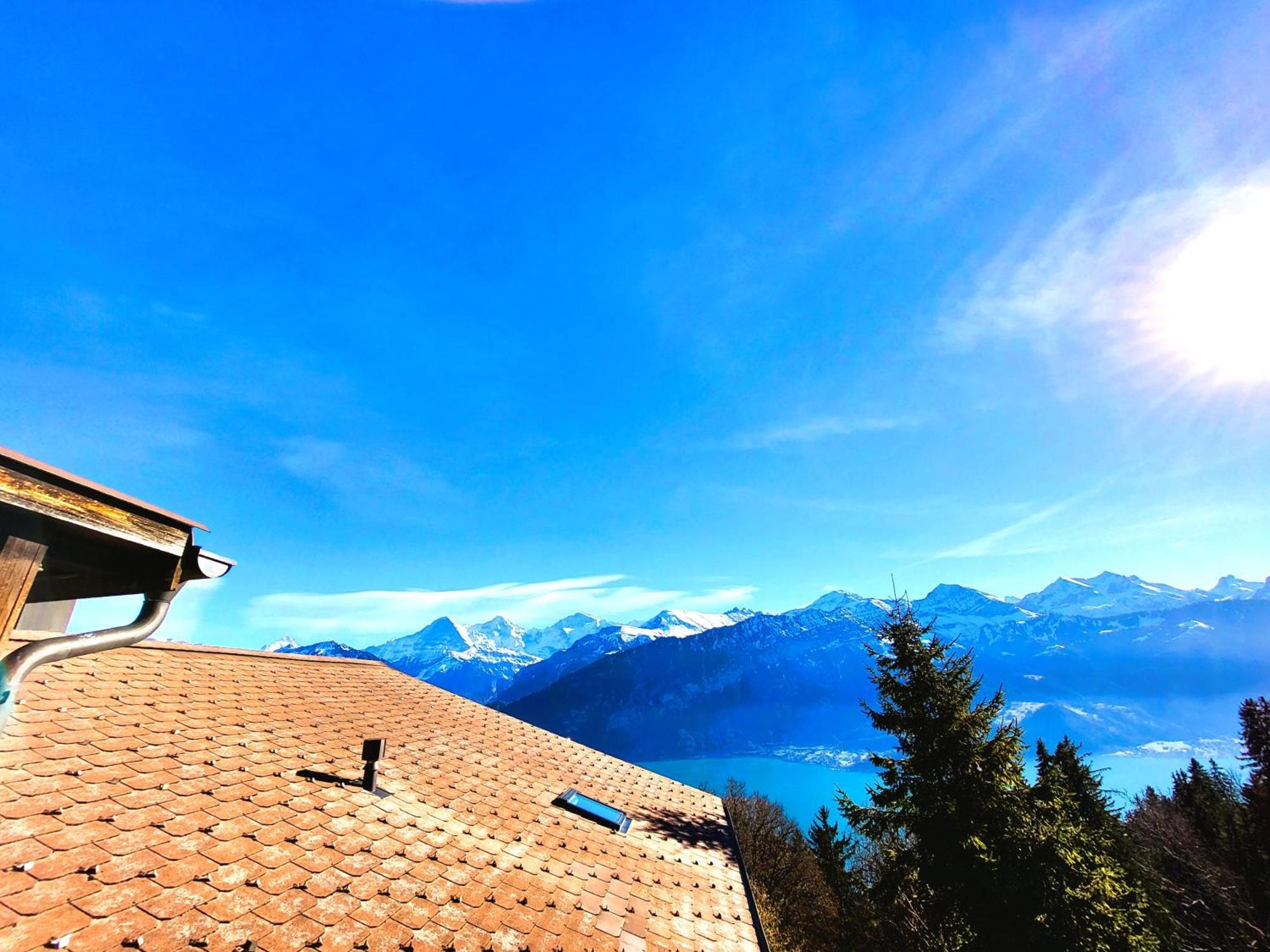 Chalet Lilo 4 Zimmer Big View Beatenberg Dış mekan fotoğraf